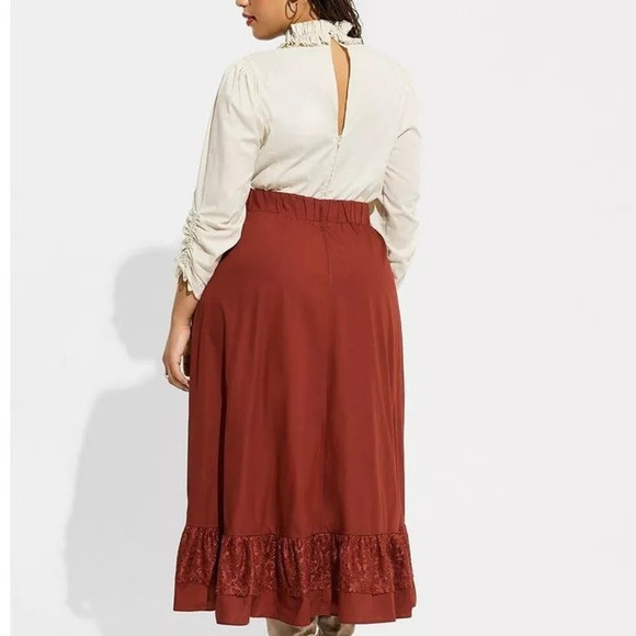 Torrid Plus Size 5 Steampunk Poplin Costume Cosplay Dress Gothic Victorian New - Picture 2 of 3